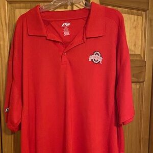 Pro Player Vibrant Red OSU Polo Shirt